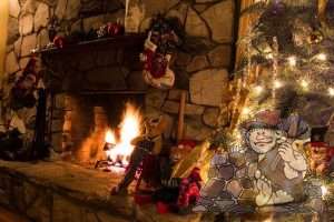 holiday-fireplace-display