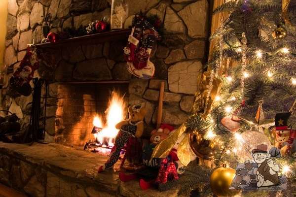 The Stone Fireplace – A Quintessential Holiday Gathering Place