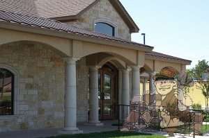 manufactured stone building