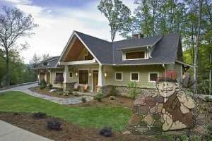 stone siding on home